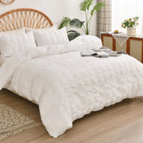 White Montreux Paisley Quilt / Doona / Duvet Cover set