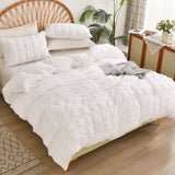 White Montreux Paisley Quilt / Doona / Duvet Cover set