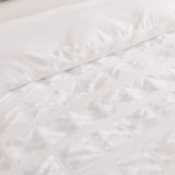 White Montreux Paisley Quilt / Doona / Duvet Cover set