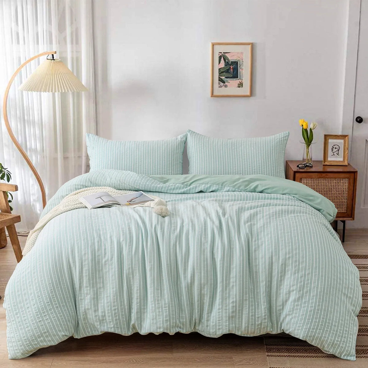 Stripe Avignon Gallery Quilt / Doona / Duvet Cover set