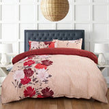 Butterfly Lombardy Botanical Quilt / Doona / Duvet Cover set