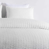 Seersucker White Valencia Dream Quilt / Doona / Duvet Cover set