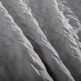 Seersucker Grey Savoy Dahlia Quilt / Doona / Duvet Cover set