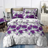Luxe Loft Purple rose Quilted Comforter & Shams – Trending 3‑Piece Set