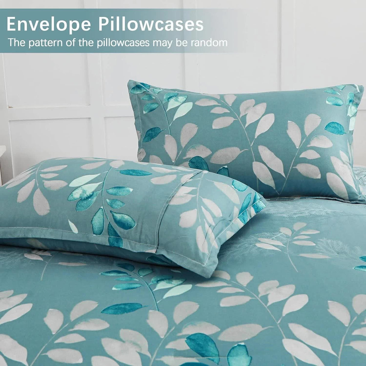 GlowUp Bedroom Teal Comforter – 3‑Piece Insta‑Aesthetic Set