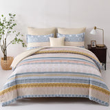 Luxe Loft Boho Quilted Comforter & Shams – Trending 3‑Piece Set