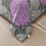 Cloud Nine grey purple Bedding – 3‑Piece Comforter Set for Everyday Chill