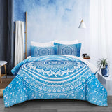 Dreamscape Sacred Circle Design Comforter Set – 3‑Pcs Refreshing