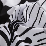 Black Purple Hibiscus Bloom Comforter Quilted Doona Set