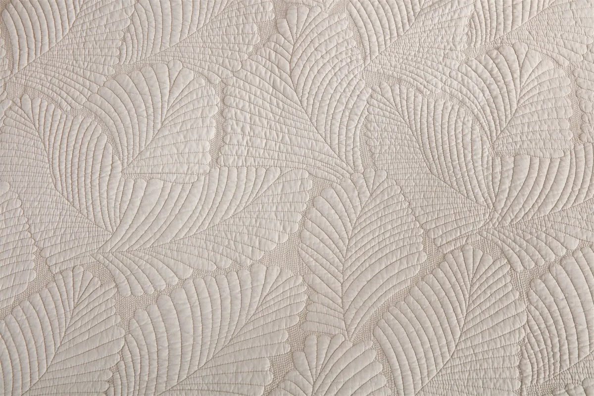 100% Cotton Embossed Ivory Haven Coverlet Bedspread Set
