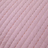 100% Cotton Embossed Pink Stripe Serenity Coverlet Bedspread Set