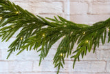 PINE GARLAND USB POWERED 183CM
