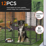 Large Jumbo Outdoor Dog Kennel Heavy Duty Pet Playpen Pre-galvanized Animal Cage Fence