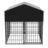 Dog Playpen House Heavy Duty Large Outdoor Dog Kennel Anti-rust Metal Pet Crate