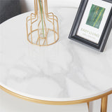 Set of 2 Sintered Stone Nesting End Tables