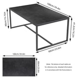 Elegant Heavy Duty Stone Coffee & Side Table