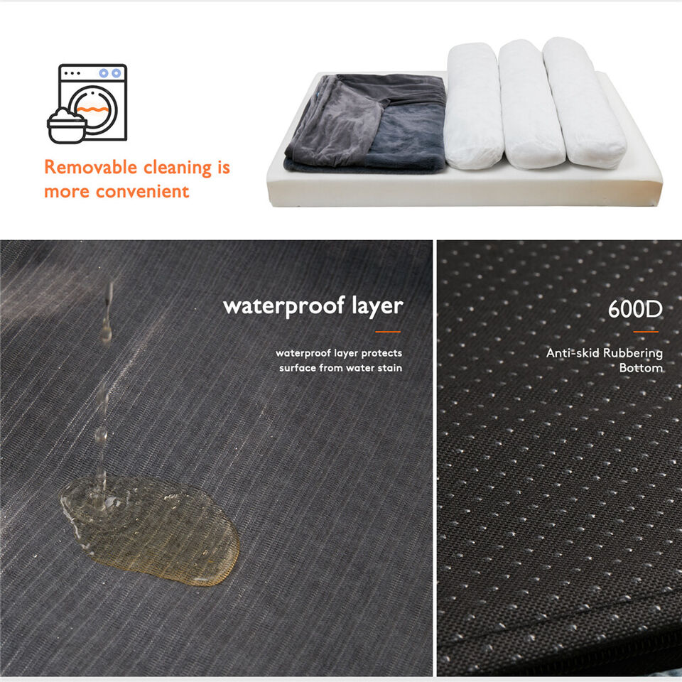 Orthopedic Dog Bed with Bolster Comfort Mattress