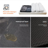 Medium Orthopedic Dog Bed with Bolster Comfort Mattress