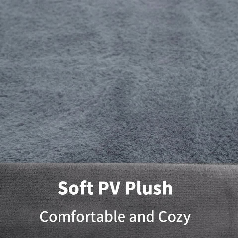 Medium Orthopedic Dog Bed with Bolster Comfort Mattress