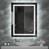 Modern Luxury: LED Mirror with Defogger 600*800mm Double LED