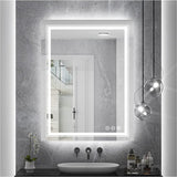 Modern Luxury: LED Mirror with Defogger 600*800mm Double LED