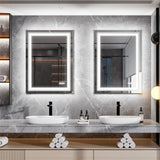 900*700MM Dimmable LED Bathroom Mirror Antifog Wall Mounted Vanity Makeup Mirror