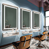 900*700MM Dimmable LED Bathroom Mirror Antifog Wall Mounted Vanity Makeup Mirror