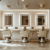 900*700MM Dimmable LED Bathroom Mirror Antifog Wall Mounted Vanity Makeup Mirror