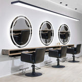 60x80cm Oval Backlit + Front LED Bathroom Mirror Dimmable Shatter-Proof Vanity Mirror