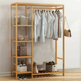 Open Wardrobe Clothes Rail Rack Hanging Garment Heavy Duty Organizer Coat Shelf
