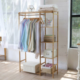 Open Wardrobe Clothes Rail Rack Hanging Garment Heavy Duty Organizer Coat Shelf