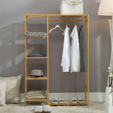 Open Wardrobe Clothes Rail Rack Hanging Garment Heavy Duty Organizer Coat Shelf