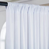 Large 3×3 m White Wedding Backdrop Curtains for Baby Shower and Birthday Decor
