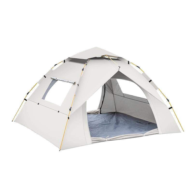 Single layer white tent, 3-4 people: 210*200*135cm