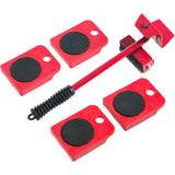 2 Pcs Red Heavy Duty Furniture Moving System, Sliding Dolly Tools for Easy Transport of Appliances, Furniture, and Heavy Objects