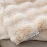 Dark Brown 70*100cm Plush Toscana Throw Blanket - Soft Flannel Fleece for All Seasons, Perfect for Couch & Bed