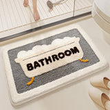 Bathroom Bath Mat - Super Absorbent, Non-Slip Bathroom Floor Mat - 40x60cm