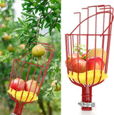 Fruit picking tool with telescopic pole - stainless steel fruit picking pole, high altitude tree fruit picking tool 3.2m