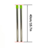 Fruit picking tool with telescopic pole - stainless steel fruit picking pole, high altitude tree fruit picking tool 3.2m