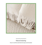 180*260CM Green Premium Polyester Sofa Throw Blanket, Multi-Seasonal Use, Sofa Protector