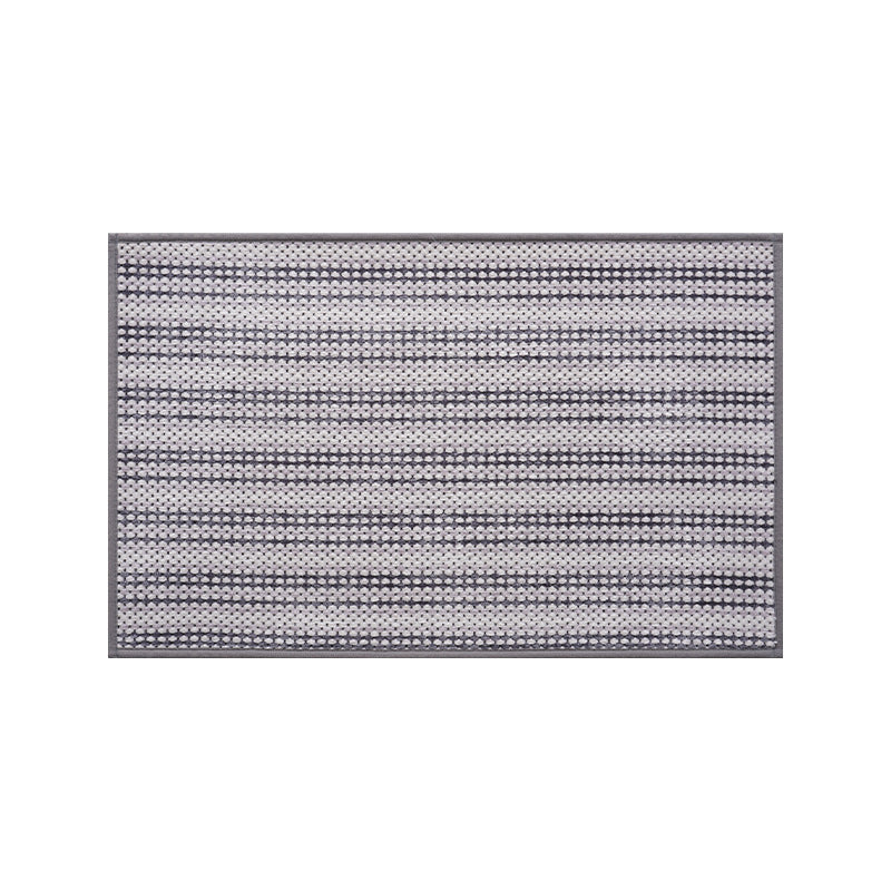 Grey Safe & Dry Bathroom Mat - Non-Slip Absorbent Bath Rug 40x60cm