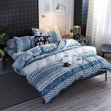 Face Line Graffiti Pattern 3-Piece Polyester Duvet Cover Set with 2 Pcs Pillowcases - Elegant Bedding, Machine Washable, 173x230cm Duvet + 51x76cm Pillowcases