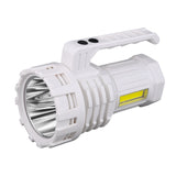 White LED Searchlight - Rechargeable Handheld Spotlight, 500m Range, Long Lasting