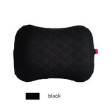 Inflatable Camping Pillow - Lightweight 46x32x12cm Travel Pillow 180g in black