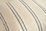 Textured Vertical Striped Pillowcases - Scandinavian Home Decor Accents (Blue Stripes Pair - 45x45cm)