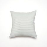 Green Pinstripe Pattern Set of 2 Decorative Cushion Covers - 45x45cm, Soft Polyester (Inserts Not Included)