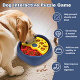 Red,Green and Blue Interactive Dog Puzzle Feeder Bowl - Slow Eating & Mental Stimulation Toy for Small Medium Breeds