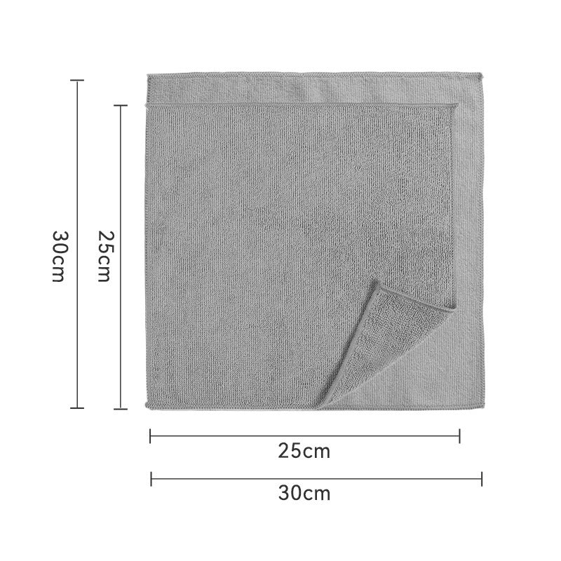 Grey Premium All-Purpose Microfiber Cleaning Cloths (20-Pack) - Ultra Absorbent Grey Towels for Car, Kitchen & Home