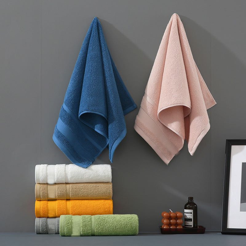 White Premium 3-Piece 100% Cotton Towel Set - Ultra Soft, Absorbent & Quick-Dry for Bathroom