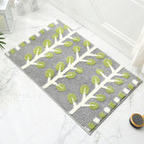 Spring Jacquard Bathroom Mat - Super Absorbent Non-Slip Rug (40x60cm), Toilet Floor Mat for Bathroom/Bedroom/Entryway